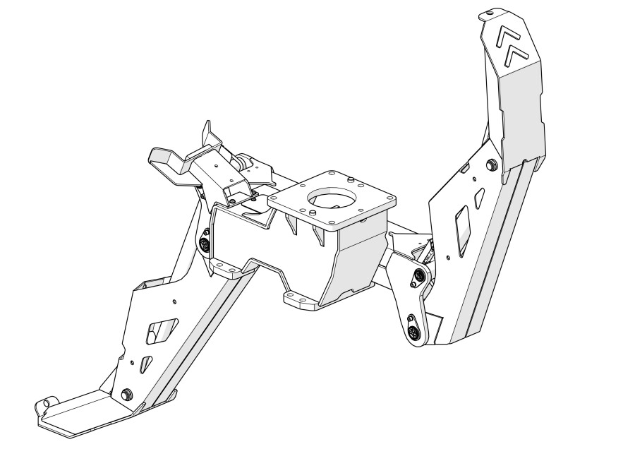 SUPPORT LEGS FOR Z CRANE - B10